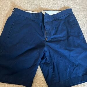 J. Crew Classic Blue Flat Front Shorts